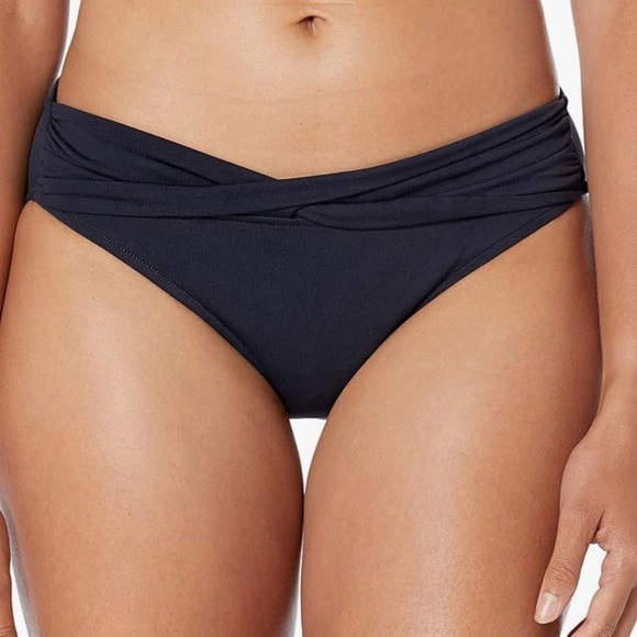 NWT Seafolly Women's Twist Band Hipster
Full Coverage Bikini Bottom. Indigo - Picture 1 of 5